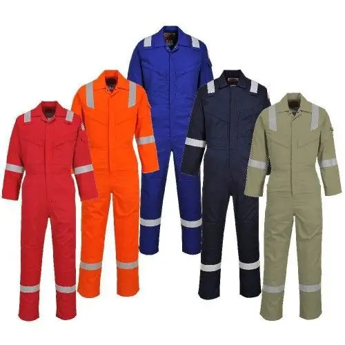 Stay safe and comfortable with our Flame-Resistant Coveralls 🔥👨_🚒👩_🚒.webp