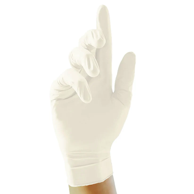 Natural Industrial Rubber Glove (12pcs, With powder)
