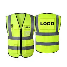 Safety Vest (Premium, Custom Logo embroidery, L)