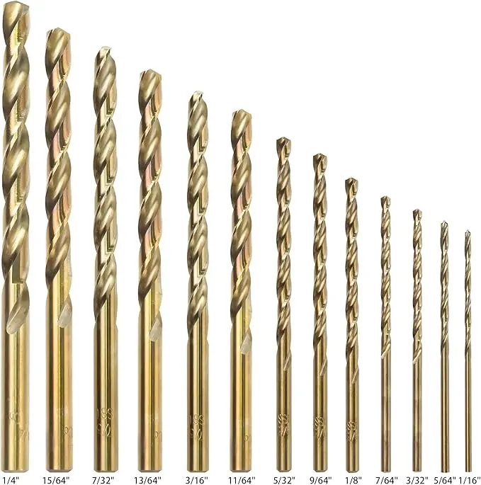 HSS Shank Twist Drill Bit HSS for Soft Metal Stainless Steel  (2.5mm)