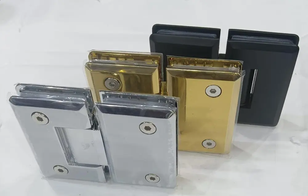 Glass Hinges (Black, Glass to Glass)