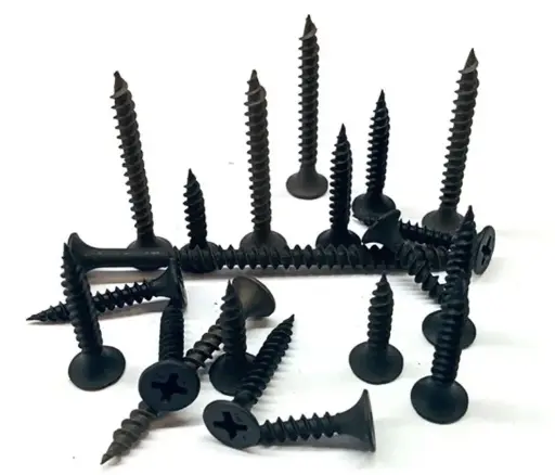 Gypsum Screw Black Coarse Thread 