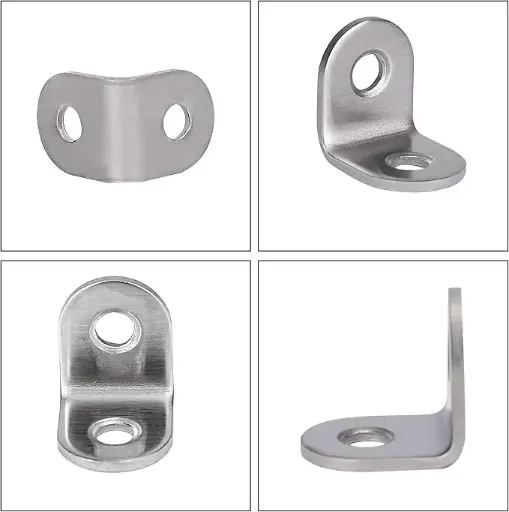 Stainless Steel L-Shaped Corner Brackets